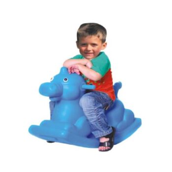 Hippopotamus Shape kids Plastic Rocking Chair / Toy - SHA-15-071