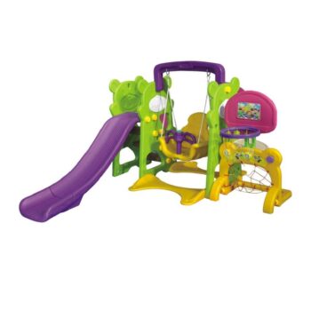 Plastic Kids Slide And Swing SHA-16091
