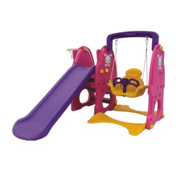 Plastic Kids Slide And Swing SHA-16092