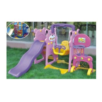 Plastic Kids Slide And Swing SHA-16095