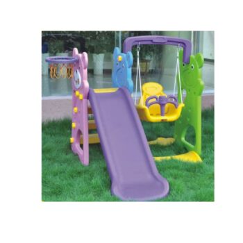 Plastic Kids Slide And Swing SHA-16096