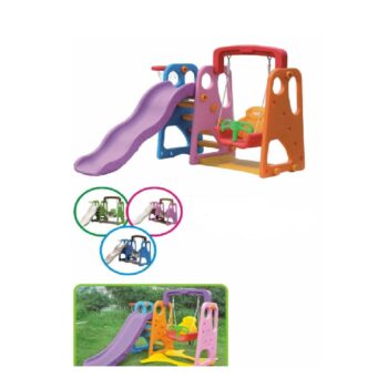 Plastic Kids Slide And Swing SHA-16097