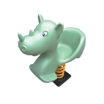 Rhinoceros Shape Kids Plastic Rocking Chair / Toy -SHA-XRD-0105