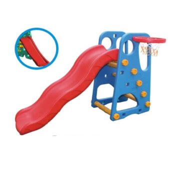 Plastic Slide with Basket Ball Net SHA-XRD-1B4684