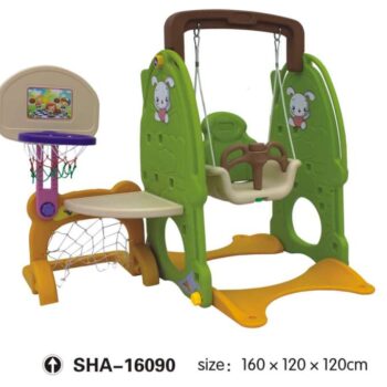 Plastic Kids Slide And Swing SHA-16090