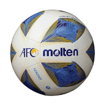 Molten F5A1000-A Football Machine Stitched TPU Material Blue Size 5