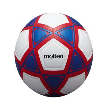 Molten F5T1500-BR  Football Synthetic Leather/ White, Blue & Red Mate Finish Size 5