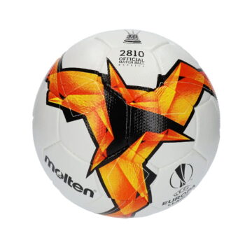 Molten F5U1000-K19 Football Uefa Machine Stitched Cover Material Tpu Rewound Bladder White Size 5