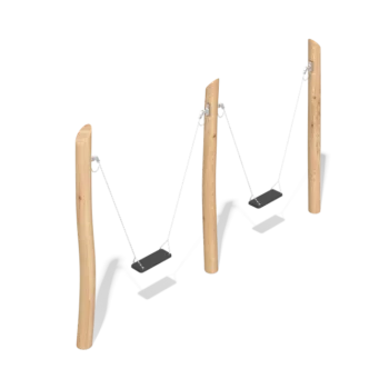Wooden Swing 2-Seat