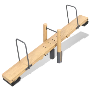 Seesaw for riding while standing