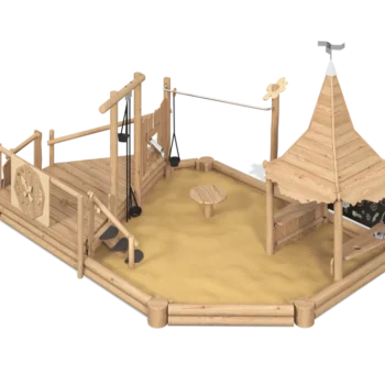 Sandy courtyard