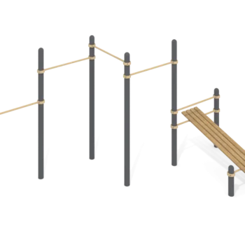 Workout System 5 Pullups and AB bench