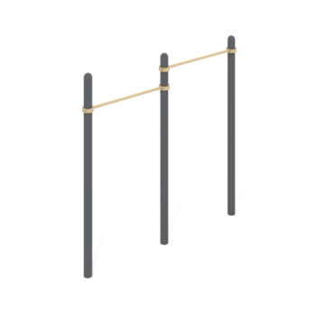 Workout System Multi-levelled double Pullup