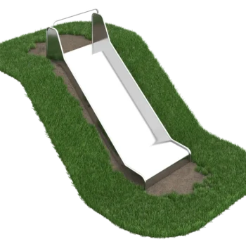 Wide slide for geoplastics