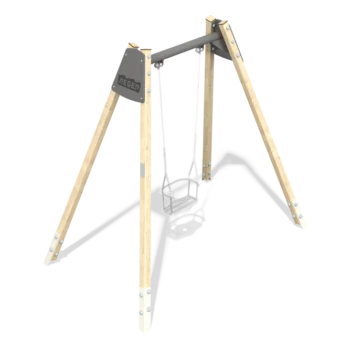 Single swing frame
