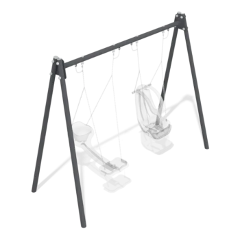 Steel Swing Frame For 2 Large Seats