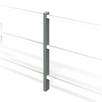 Lawn fence post 40x40 (h=500)