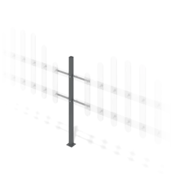 Playground fence post LGO-16
