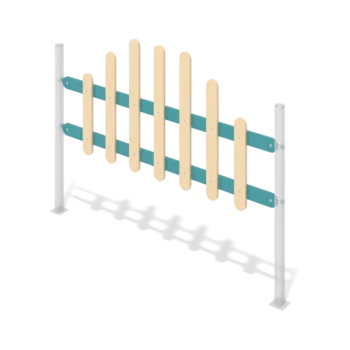 Children's playground fencing LGO-16 without posts