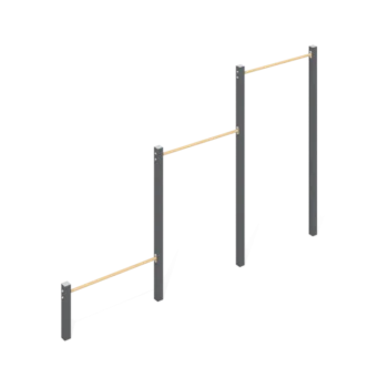 Fitness Station Triple Pullup
