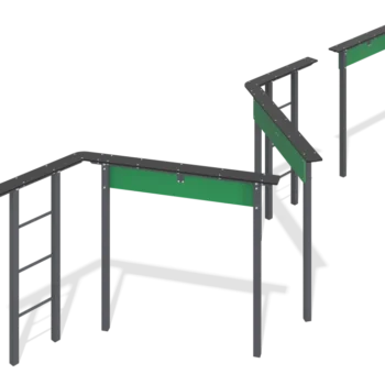 Destroyed bridge