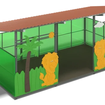 Shade canopy 3000x6000 Lions (walls - polycarbonate, plywood)