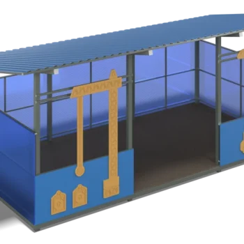 Shade canopy 3000x6000 Profession (walls - polycarbonate, plywood)