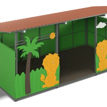 Shade canopy 3000x6000 Lions (walls - plywood)