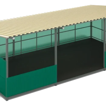 Shade canopy 4000x8000 (walls - polycarbonate)