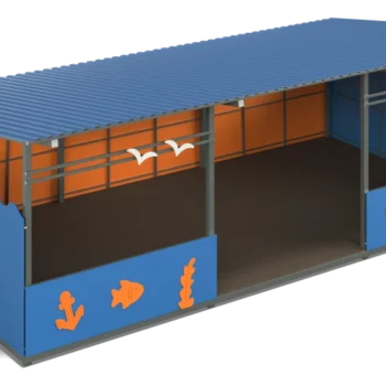 Shade canopy 4200х8000 Sea (walls - plywood)