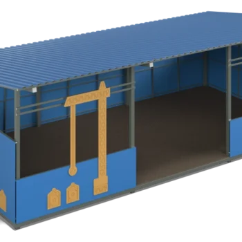 Shade canopy 4200х8000 Profession (walls - plywood)
