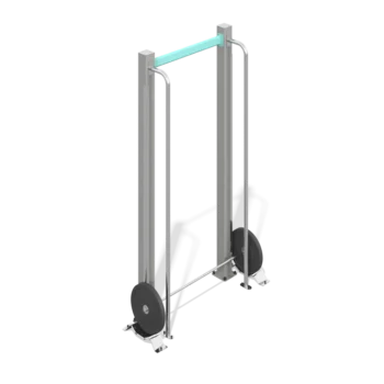 Exercise machine with barbell 25 kg