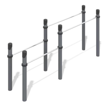 Double bars at different levels