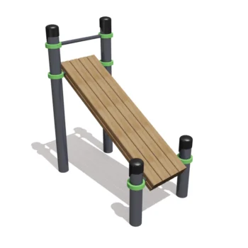 Bench for abdominal exercises
