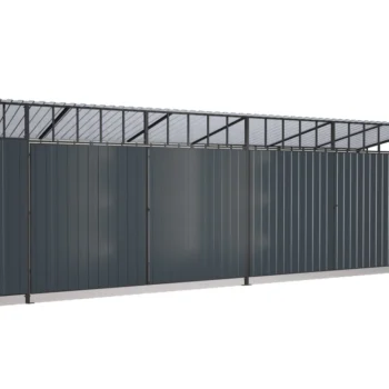 Garbage canopy for 4 containers