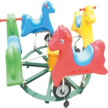 Horse cycle Merry Go Round Garden Playset SHA-23175