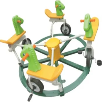 Horse cycle Merry Go Round Garden Playset SHA-23175