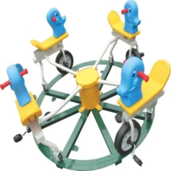 Elephant cycle Merry Go Round Garden Playset SHA-23176