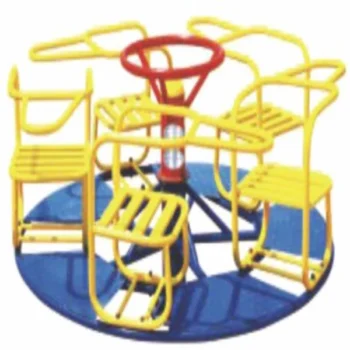 Merry Go Round Garden Playset