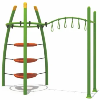 Triangle Climber & Monkey Bar Playground SHA-16031