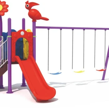 Kids outddoor Swings & Slide plaground GOLD-18015