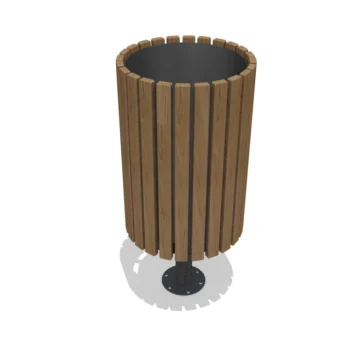Round bin on 1 support