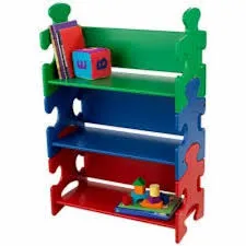 plastics and Wood Books Shelves